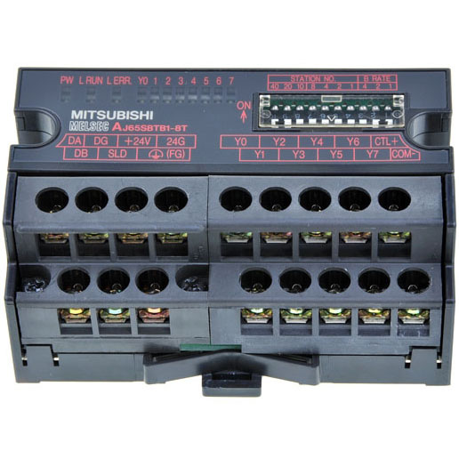 AJ65SBTB2-8T 三菱CC-LINK输出模块 AJ65SBTB2 8T价格低 8点晶体管漏型输出 DC12/24V 