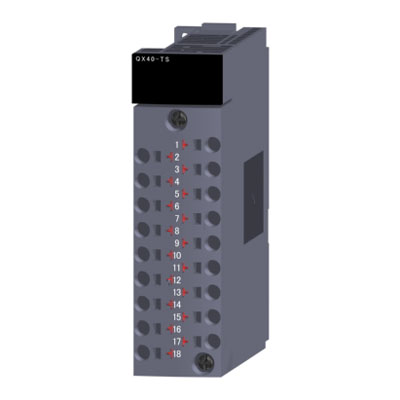 QX40-TS 三菱PLC模块 DC电源16点输入模块 QX40-TS价格 弹簧夹端子台型