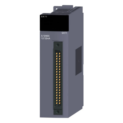 QX71 三菱PLC模块 QX71价格 5/12VDC电源32点输入模块 正/负极公共端共享型